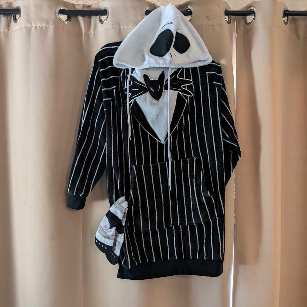 Jack Skellington Lounge Hoodie w/ Socks